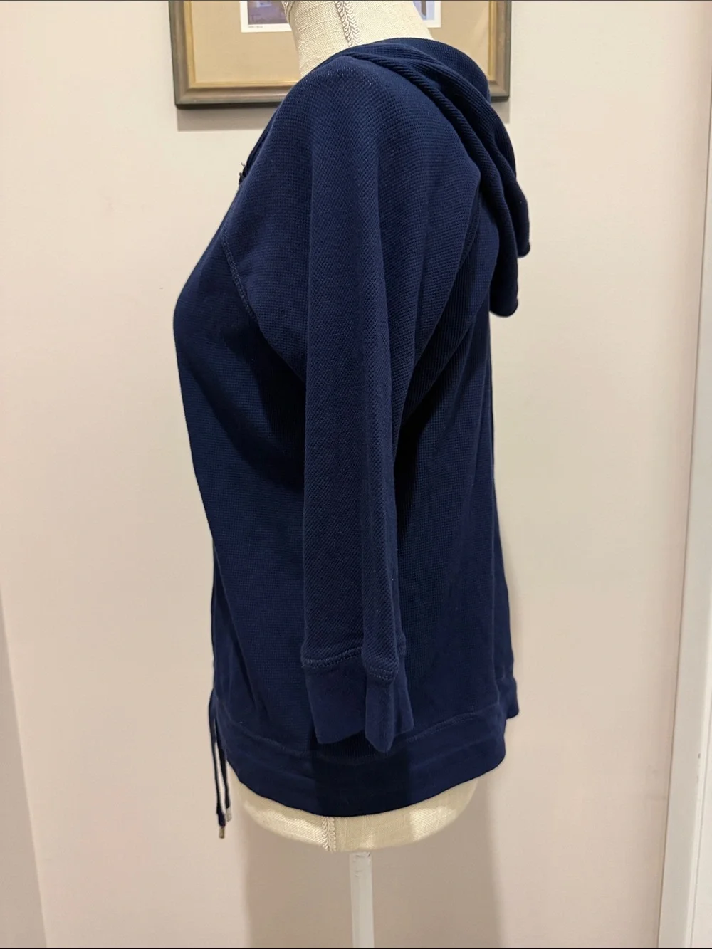 Lauren Ralph Lauren Active Waffle Knit Zipper Hoodie